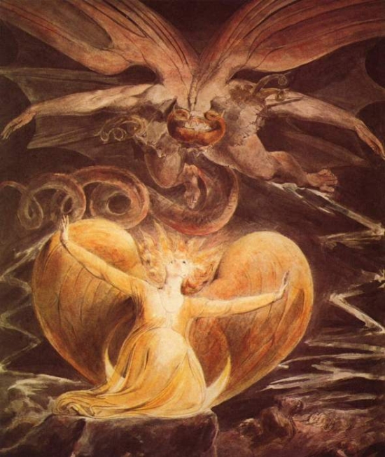 The Great Red Dragon by William Blake